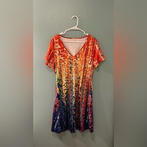 NWOT … Colorful “Geometric Print” Dress